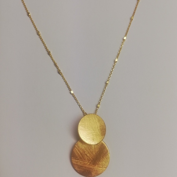 "Eternity" Necklace - ασήμι, charms, επιχρυσωμένα, ασήμι 925, φλουριά - 2