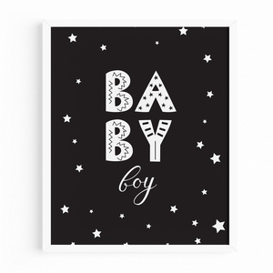 "Μωρό Αγοράκι" Μαυρόασπρο Ξύλινο Καδράκι|Νεογέννητο Αγοράκι|21x30εκ. - πίνακες & κάδρα, αγόρι, δώρα για βάπτιση, αναμνηστικά, δώρο γέννησης