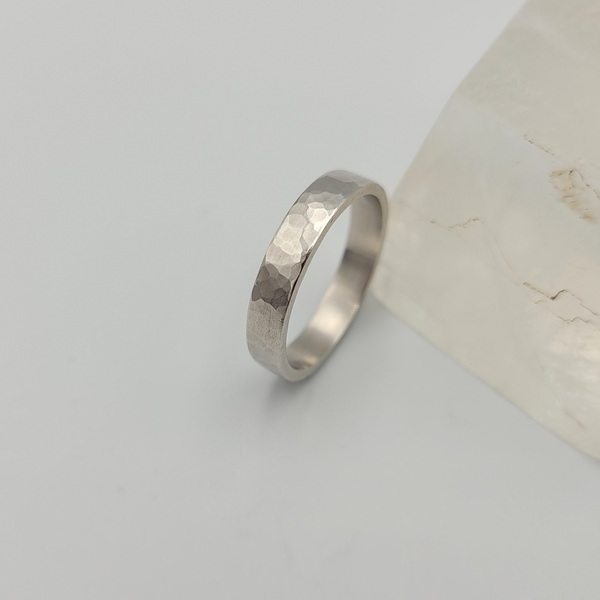 Ασήμι 925 κλασικό σφυρήλατο δαχτυλίδι από - ασήμι, σφυρήλατο, βεράκια, σταθερά - 5