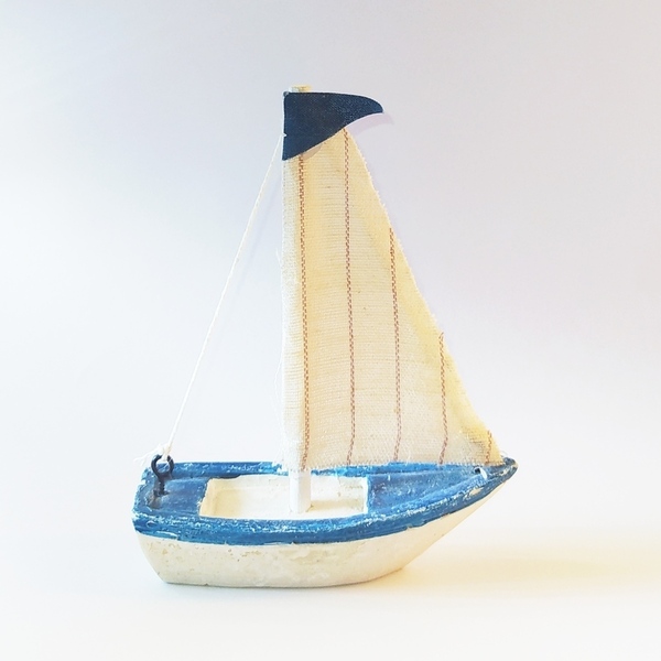 Χειροποίητη ξύλινη βάρκα - ξύλο, διακοσμητικά
