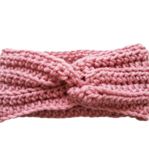 Πλεκτή Κορδέλα Μαλλιων Γυναικεία Ροζ! - headbands - 4