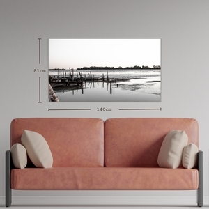 Κάδρο 100*58εκ.|Λιμνοθάλασσα | Εκτύπωση σε καμβά τελαρωμένο - πίνακες & κάδρα, καλλιτεχνική φωτογραφία, διακόσμηση σαλονιού - 3