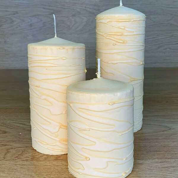 Αρωματικό κερί με άρωμα ΒΑΝΙΛΙΑ- - δώρο, χειροποίητα, αρωματικά κεριά, διακοσμητικά, κεριά - 3