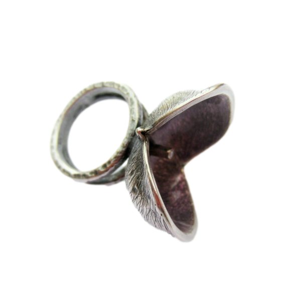 Χειροποίητο ασημένιο δαχτυλίδι "Καρπός" - ασήμι, ασήμι 925, σμάλτος, σταθερά, μεγάλα