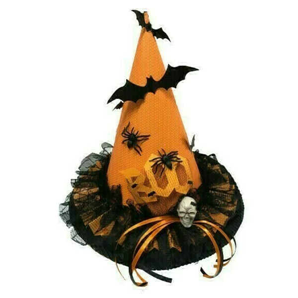 Χειροποίητη Πινιάτα Καπέλο Μάγισσας - halloween, πινιάτες