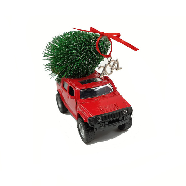 Γούρι αυτοκίνητο - χριστουγεννιάτικο, χριστουγεννιάτικο δέντρο, γούρια, δέντρο - 3