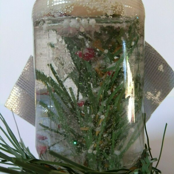 Christmas glycerin jar - χριστουγεννιάτικα δώρα - 2