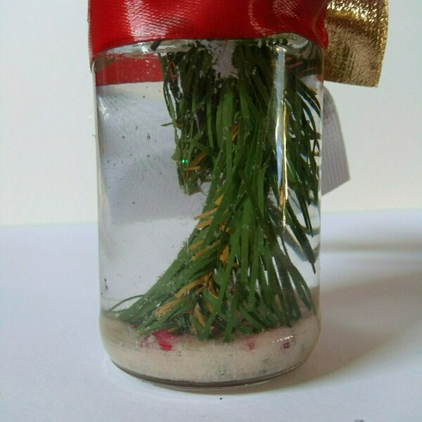 Christmas glycerin jar - χριστουγεννιάτικα δώρα - 3