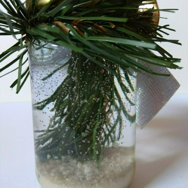 Christmas glycerin jar - χριστουγεννιάτικα δώρα - 2