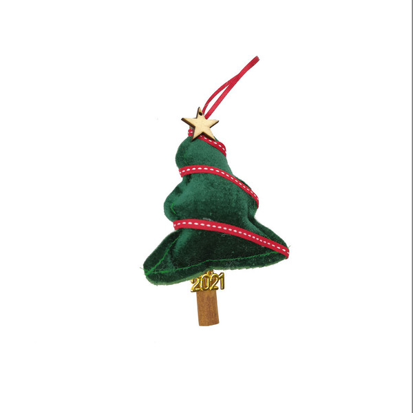 Χειροποίητο χριστουγεννιάτικο γούρι δέντρο 2022 - δώρο, στολίδι, χριστουγεννιάτικα δώρα, δέντρο