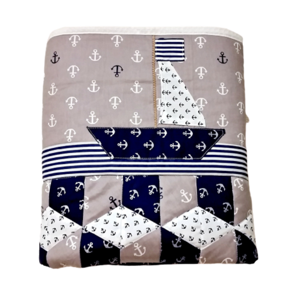 Πάπλωμα patchwork - αγόρι, κουβέρτες
