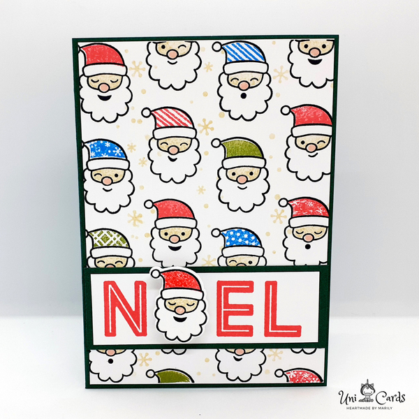 Χριστουγεννιάτικη κάρτα - Cute Santa - χριστουγεννιάτικο, κάρτα ευχών, άγιος βασίλης, ευχετήριες κάρτες - 4