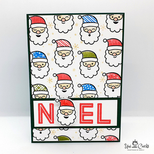 Χριστουγεννιάτικη κάρτα - Cute Santa - χριστουγεννιάτικο, κάρτα ευχών, άγιος βασίλης, ευχετήριες κάρτες - 4