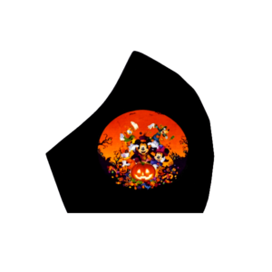 70.Μάσκα Halloween-βαμβακερή-πολλαπλών χρήσεων-Σχέδιο 5ο. - βαμβάκι, halloween, unisex, πλενόμενο, μάσκες προσώπου