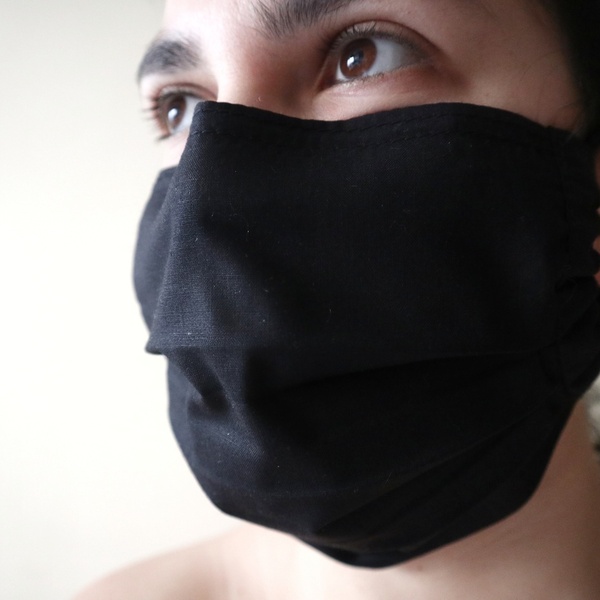 Μάσκα με ρυθμιζόμενα θηλάκια και μπανέλα μύτης - γυναικεία, ανδρικά, μάσκες προσώπου - 4