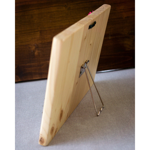 Ξύλινο κάδρο με καρφιά & κλωστές “Ποδήλατο” 30x20cm - ξύλο, vintage, διακοσμητικά - 5