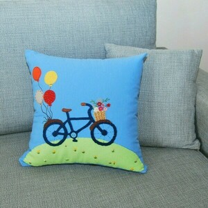 Διακοσμητικό μαξιλάρι ποδήλατο - μαξιλάρια, δωμάτιο παιδιών - 2