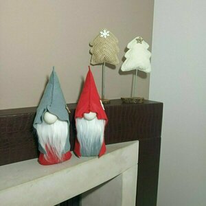 Νάνος διακοσμητικό (Gnome) κόκκινο - διακοσμητικά, χριστουγεννιάτικα δώρα - 4