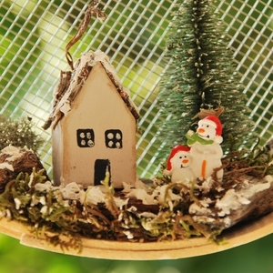 Χριστουγεννιατικο κοσκινο - ξύλο, στεφάνια, χριστουγεννιάτικα δώρα - 2