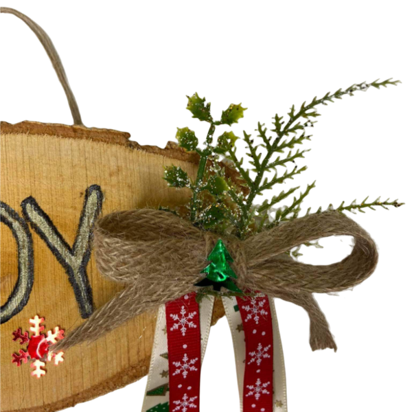 Χριστουγεννιατικο διακοσμητικο καδρακι σε τελαρακι - διακοσμητικό, ξύλο, χριστουγεννιάτικο, διακοσμητικά, χριστουγεννιάτικα δώρα - 2