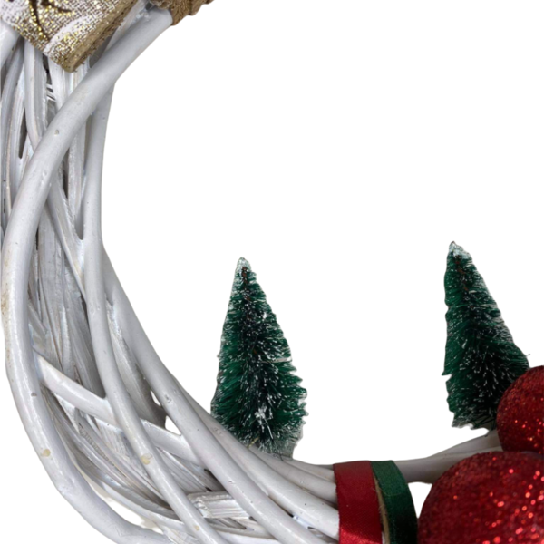 Χειροποιητο Χριστουγεννιατικο στεφανι, διαστ.25x25 εκατ - στεφάνια, διακόσμηση, χριστουγεννιάτικο, διακοσμητικά, χριστουγεννιάτικα δώρα - 4