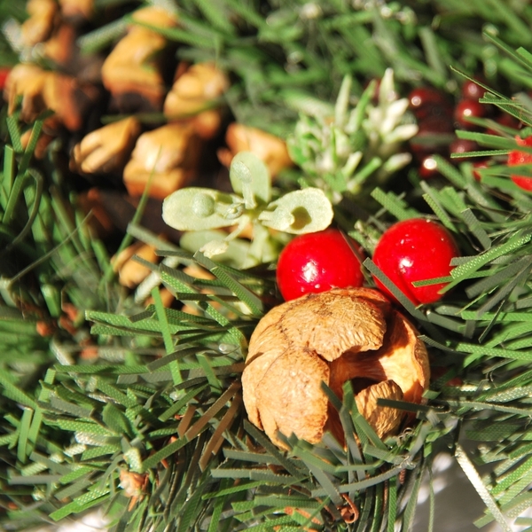 Χριστουγεννιάτικο στεφάνι - στεφάνια, διακοσμητικά, χριστούγεννα - 4