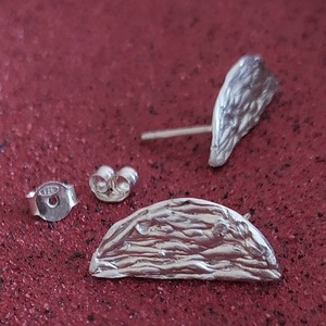 Σκουλαρίκια καρφακια ασημενια - ασήμι, καρφωτά, μικρά, boho