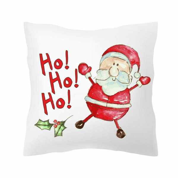 Χριστουγεννιάτικο διακοσμητικό μαξιλάρι Santa - λευκά είδη, χριστουγεννιάτικα δώρα, μαξιλάρια