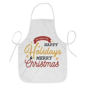 Ποδιά χριστουγεννιάτικη μαγειρικής - ύφασμα, ποδιές μαγειρικής, χριστουγεννιάτικα δώρα, είδη κουζίνας