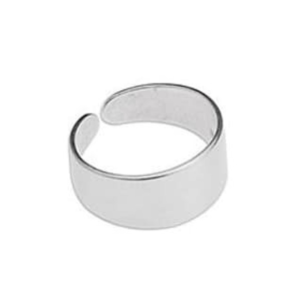 Επάργυρo δαχτυλίδι "plain" - ασήμι, επάργυρα, μεγάλα, αυξομειούμενα, φθηνά