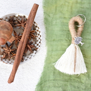 Handmade boho macrame keychain - ζευγάρια, πλεκτά, αυτοκινήτου, σπιτιού