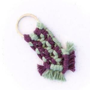 macrame ethnic keychain - ζευγάρια, πλεκτά, αυτοκινήτου, σπιτιού