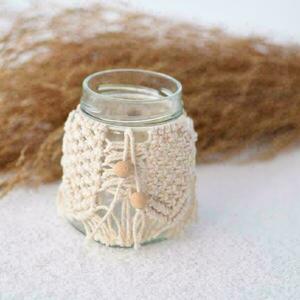 macrame jars - γυαλί, διακοσμητικά - 4