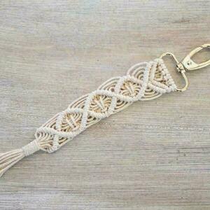 ANDRONIKI macrame keychain - ζευγάρια, πλεκτά, αυτοκινήτου, σπιτιού - 3