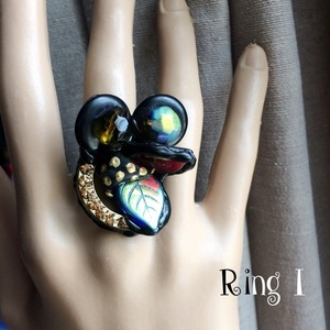 Εντυπωσιακό δαχτυλίδι σε 2 εκδοχές - εντυπωσιακά, boho, μεγάλα, αυξομειούμενα, φθηνά - 3