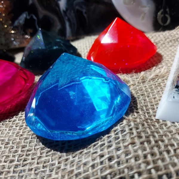 DIAMOND EPOXY HANDMADE - γυαλί, διακοσμητικά - 3