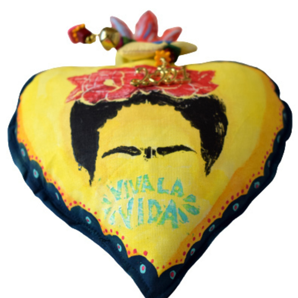 ❤Γούρι Φρίντα Κάλο❤ - καρδιά, δώρο, frida kahlo, γούρια - 2