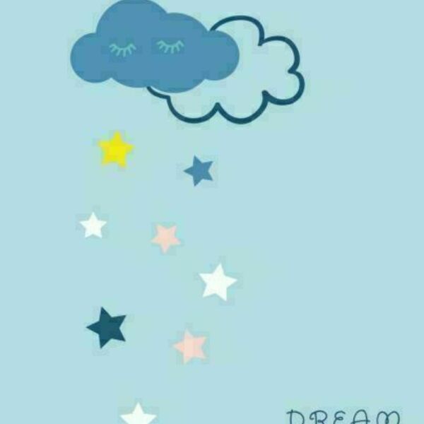Σετ sweet dreams αφίσες /κάδρο - φεγγάρι, αφίσες, συννεφάκι, για παιδιά - 4