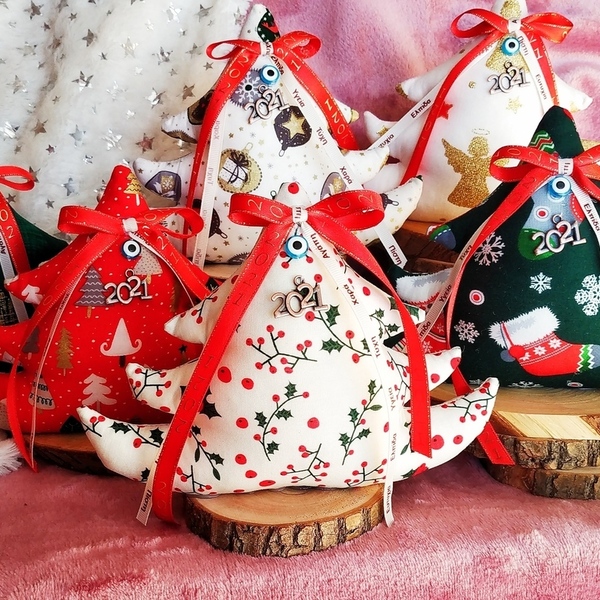 Τυχερό Δεντράκι Γούρι 2021 ΣΤΟΛΙΔΙΑ - γούρι, διακοσμητικά, χριστουγεννιάτικα δώρα, δέντρο - 4