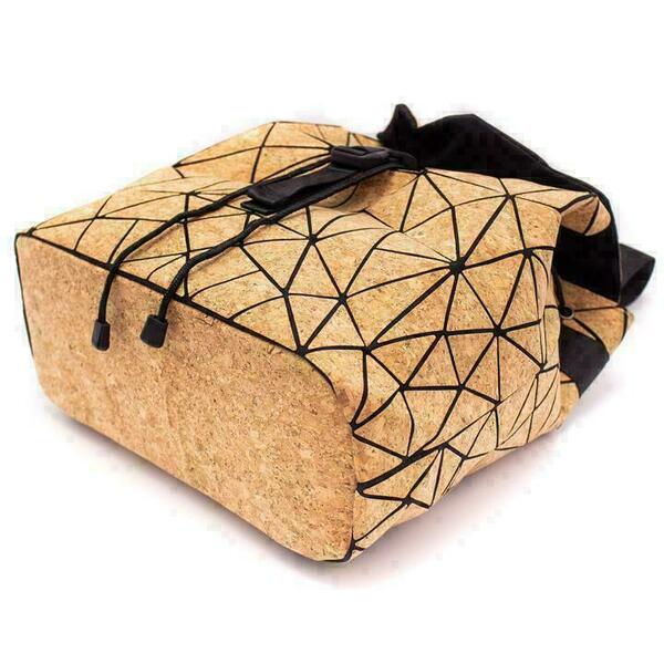 Geometric Backpack - πλάτης, μεγάλες, οικολογικό, φελλός - 4