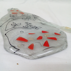 Δίσκος σερβιρίσματος από ανακυκλωμένο μπουκάλι, με δώρο μαχαιράκι - είδη σερβιρίσματος - 5