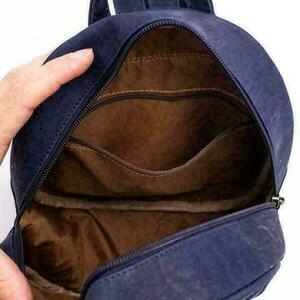 Cork Blue Backpack - πλάτης, σακίδια πλάτης, οικολογικό, φελλός - 4