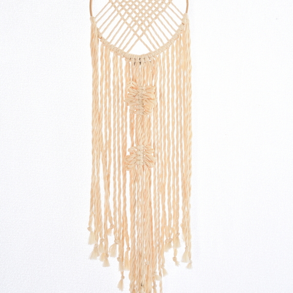 LYRA handmade macrame dreamcatcher - μακραμέ, διακοσμητικά - 2