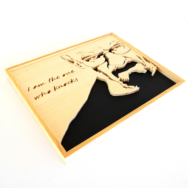 Walter White "Heisenberg" 3D wood art - Breaking Bad - πίνακες & κάδρα - 2