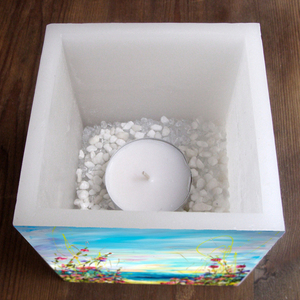 Sea Κουφωτό κερί φαναράκι - βάσεις για ρεσώ, κεριά & κηροπήγια - 3