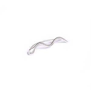 Ασημένιο 925 σκουλαρίκι climber φίδι - ασήμι, μικρά