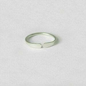 Ανοικτό δακτυλίδι βεράκι ασημένιο - ασήμι 925, βεράκια, αυξομειούμενα - 3