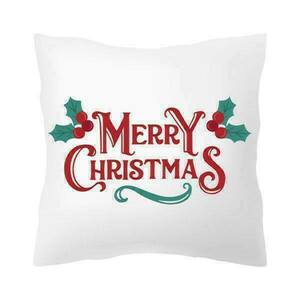 Μαξιλάρι με χριστουγεννιάτικο μήνυμα - λευκά είδη, χριστουγεννιάτικα δώρα, μαξιλάρια