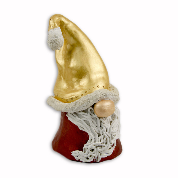 Χειροποίητο διακοσμητικό κεραμικό Άγιος Βασίλης - σπίτι, πηλός, διακοσμητικά, χριστουγεννιάτικα δώρα, άγιος βασίλης - 2