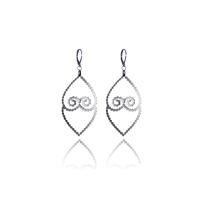 earrings.plexiglass,SILVER,steel,Heart (code:12sl) - ορείχαλκος, ατσάλι, κρεμαστά, μεγάλα, με κλιπ